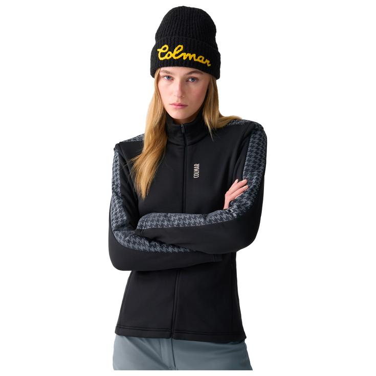 Colmar Fleece Full Zipper Stretch Thermal Black Overview