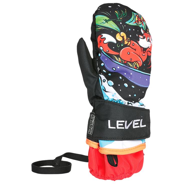 Level Manopla Animal Mitt Pk Noir Presentación