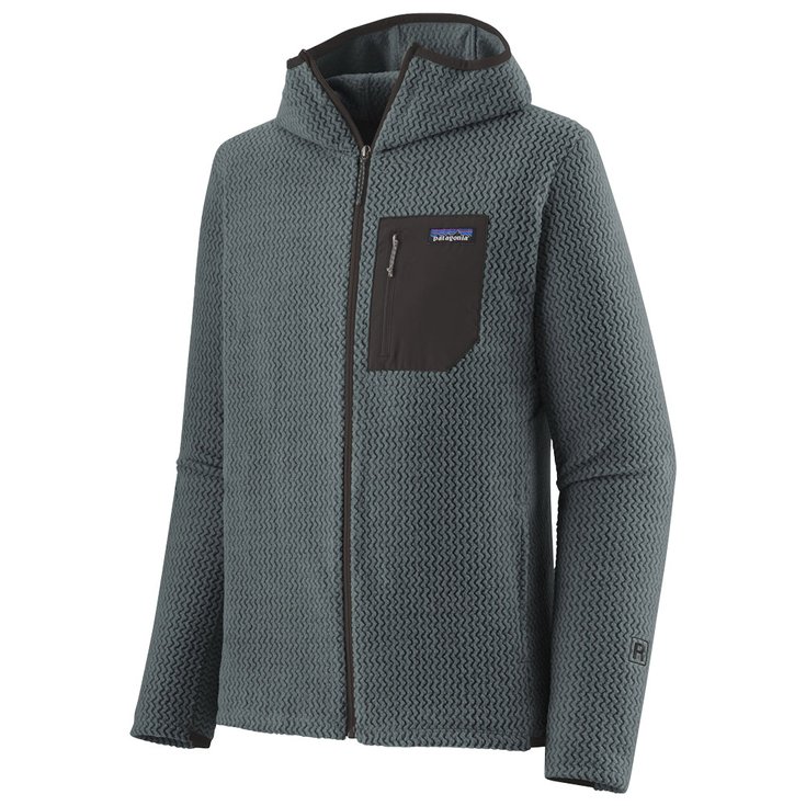 Patagonia Fleece M's R1 Air Full-Zip Hoody Nouveau Green Voorstelling