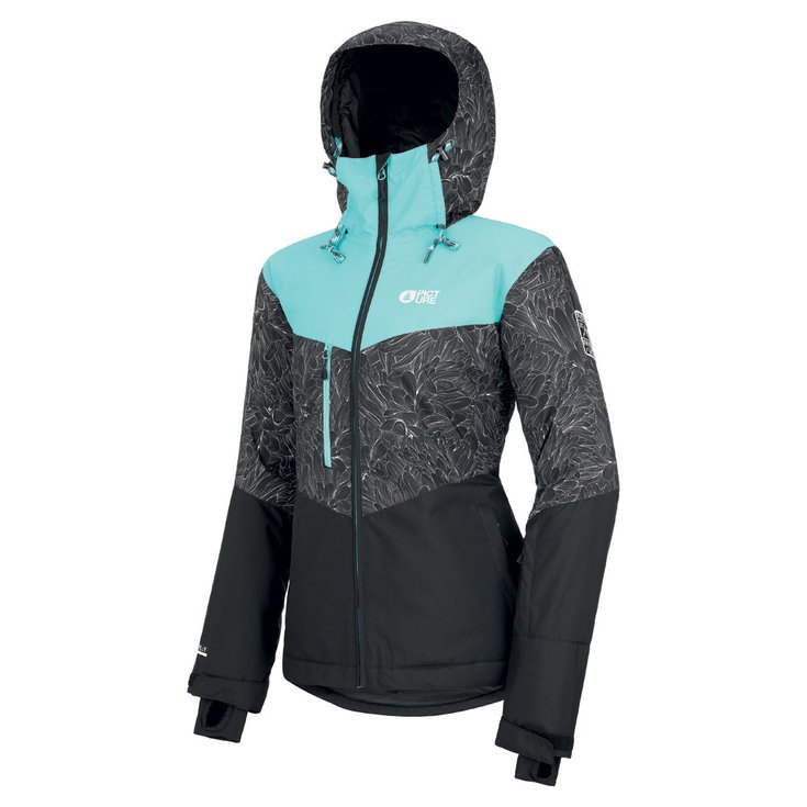 Picture Ski Jacket Week End Turquoise Black Overview