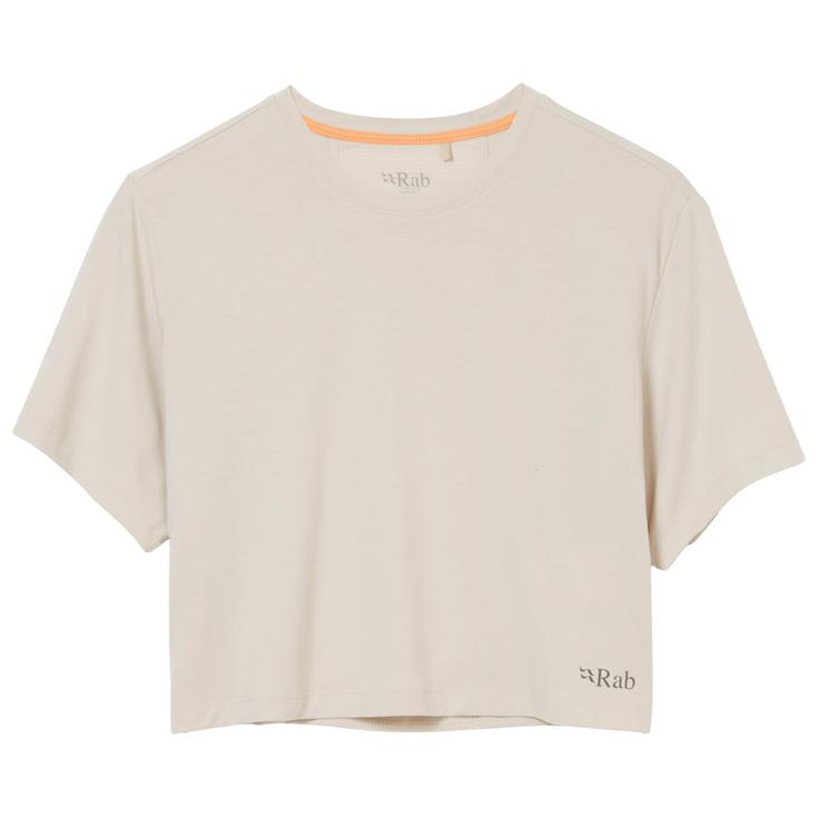 RAB Hiking tee-shirt Rivelin Crop tee Pebble Overview