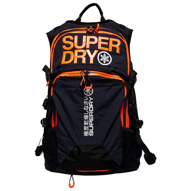 bout Voetzool taal Superdry Backpack Ultimate Snow Rescue 20L Basalt Black Grit Hyper Orange  UF2 - Winter 2019 | Glisshop