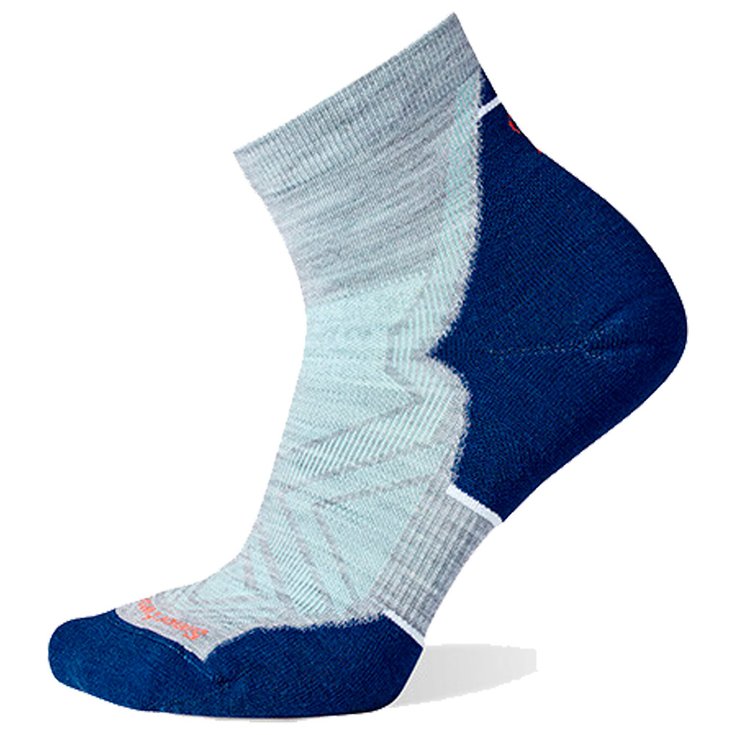 Smartwool Chaussettes W's Run Targeted Cushion Ankle Light Grey Presentación