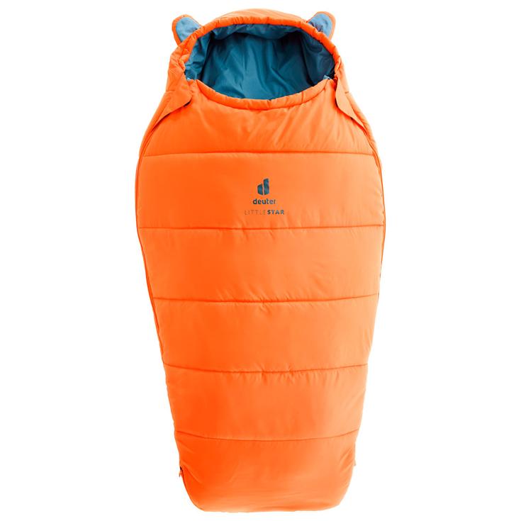 Deuter Slaapzak Little Star Saffron Slateblue Voorstelling