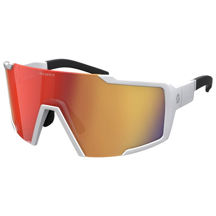 Scott Sunglasses Shield Compact White Matt Red Chrome Overview