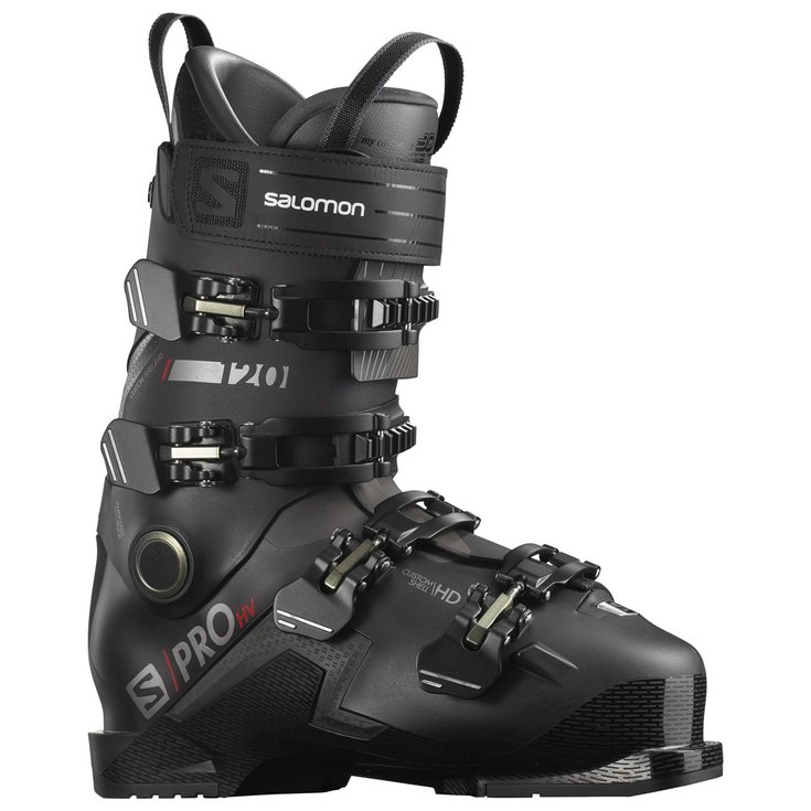 Salomon Chaussures de Ski S/pro Hv 120 Black Black Red Belluga 