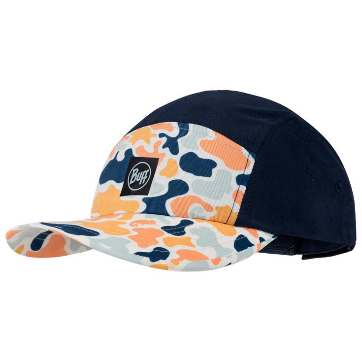 Buff Petten 5 Panel Venture Cap Youth Flawas Navy Voorstelling
