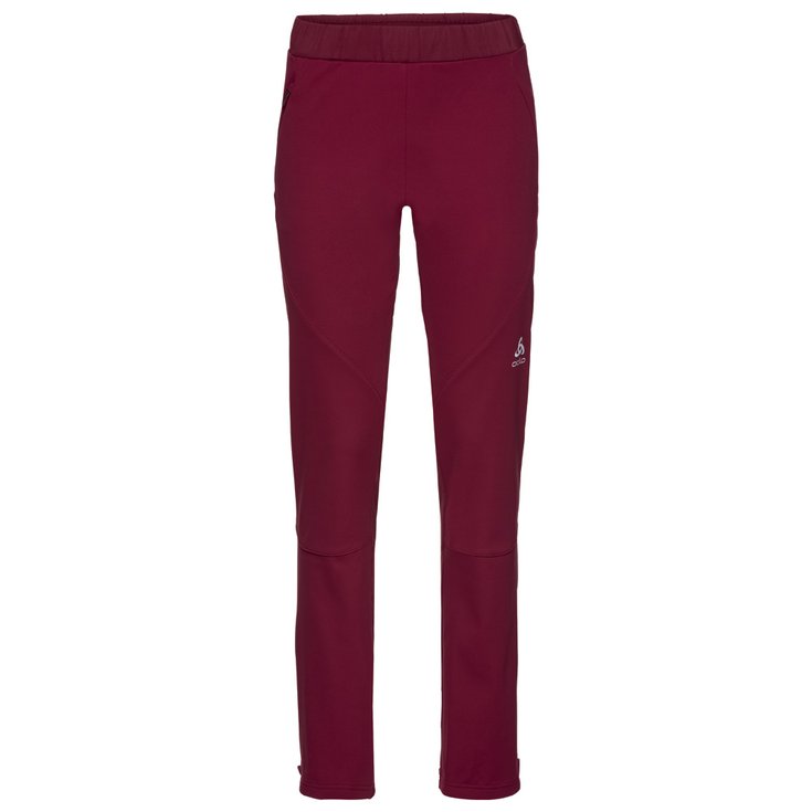 Odlo Nordic trousers Aeolus Element Warm W Rumba Red Overview