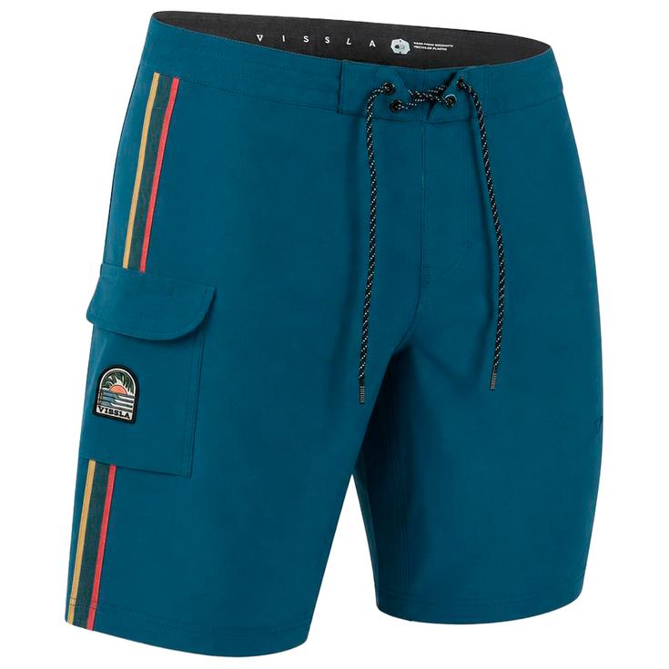 Vissla Badeshort Long Sets 21" Dark Denim Präsentation