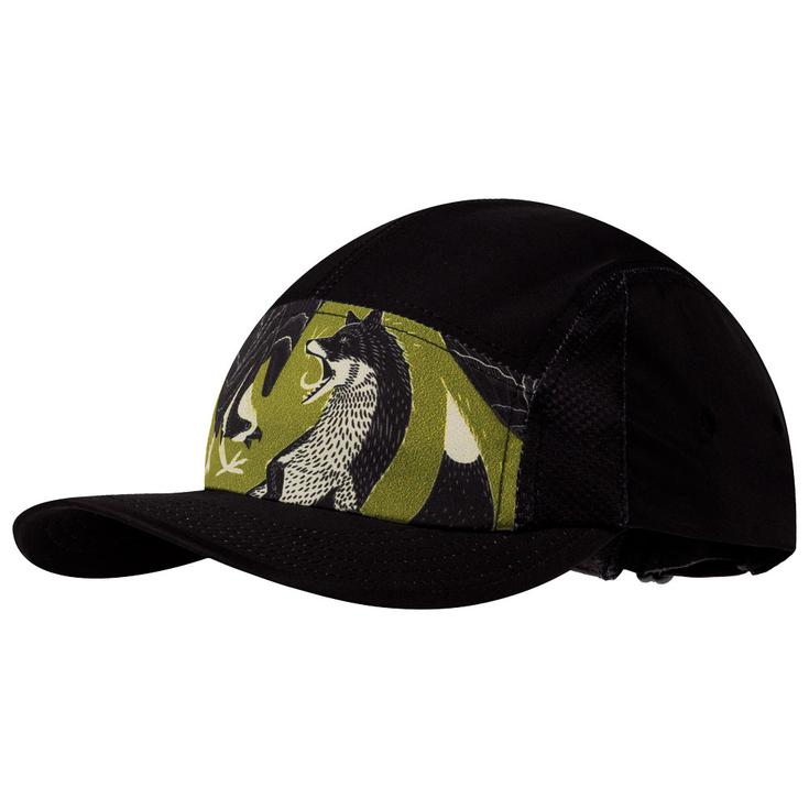 Buff Cap 5 Panel Go Cap Rub Chomp Black Präsentation