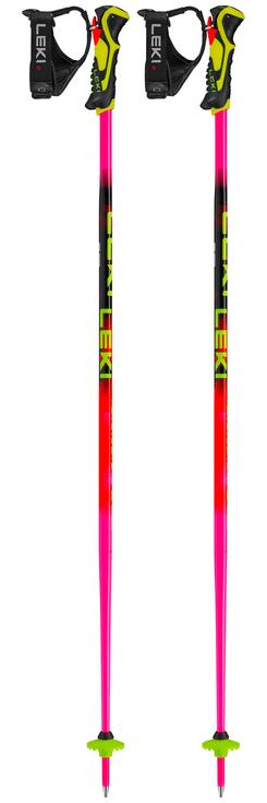 Leki Bâton Wcr Evo Lite Sl Tr Bright Red-Violet-Neonyellow Neonpink Neonorange Neonyellow Présentation