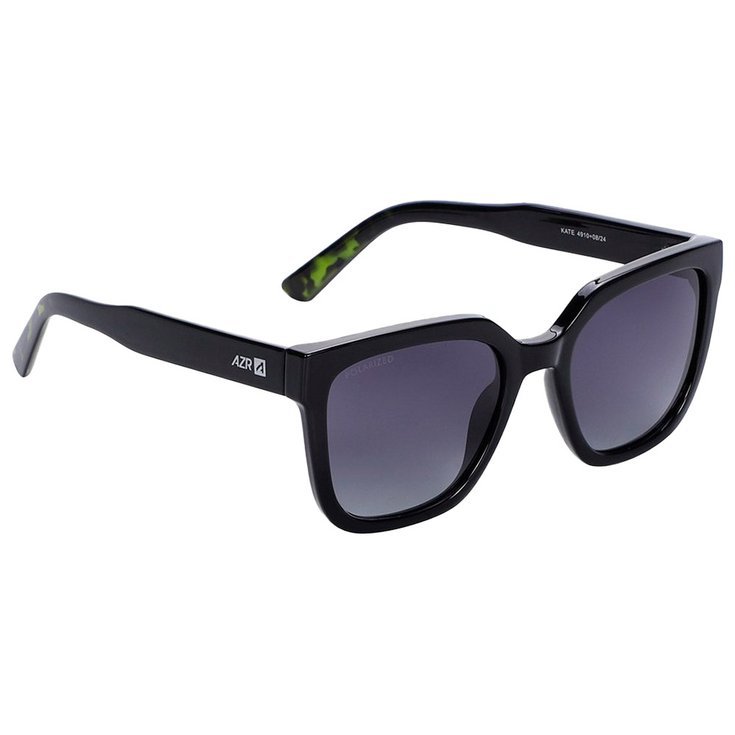 AZR Sonnenbrille Kate Noire Vernie Polarisant Gris Dégradé Präsentation