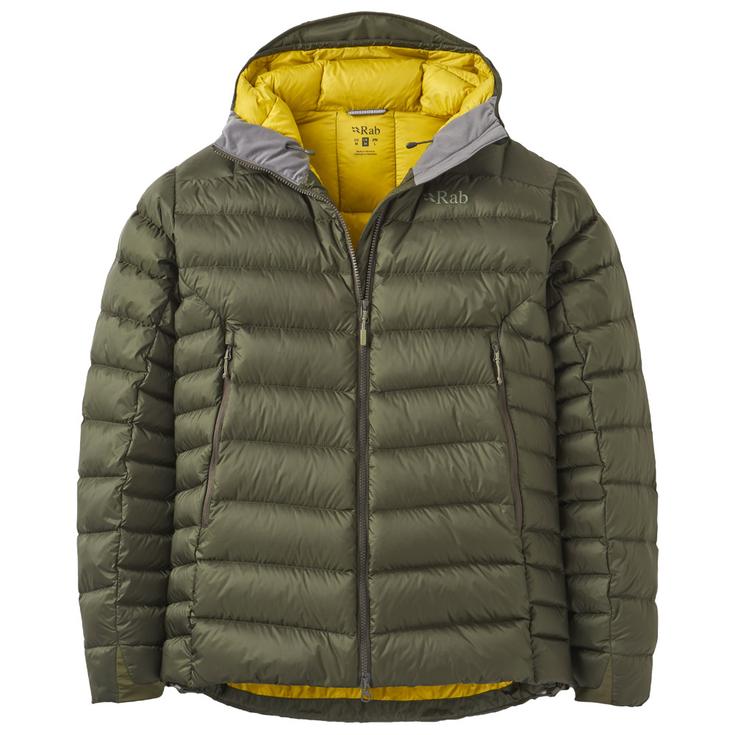 RAB Chaqueta de plumas Electron Pro Hoody Army Presentación
