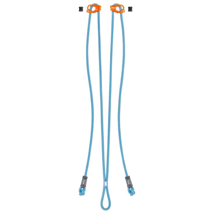 Petzl Leinen Dual Evolv Adjust Blue Präsentation