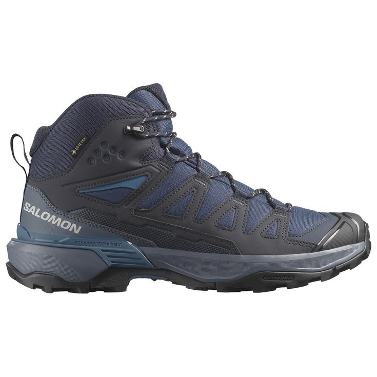Salomon Trekkingschoenen X Ultra 360 Mid Gore-Tex Blue Nights Dark Navy Dark Blue Voorstelling
