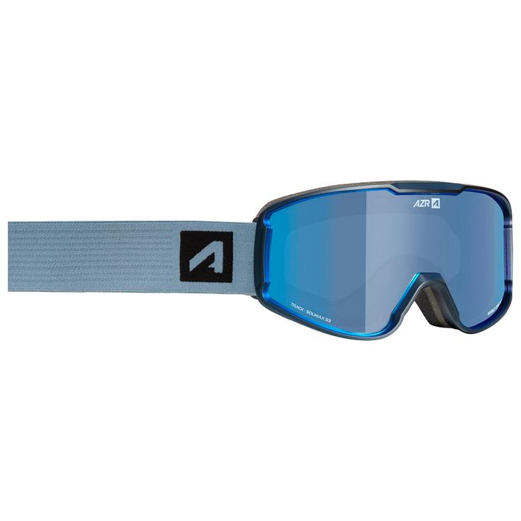 AZR Track Noir Mat Multicouche Bleu 