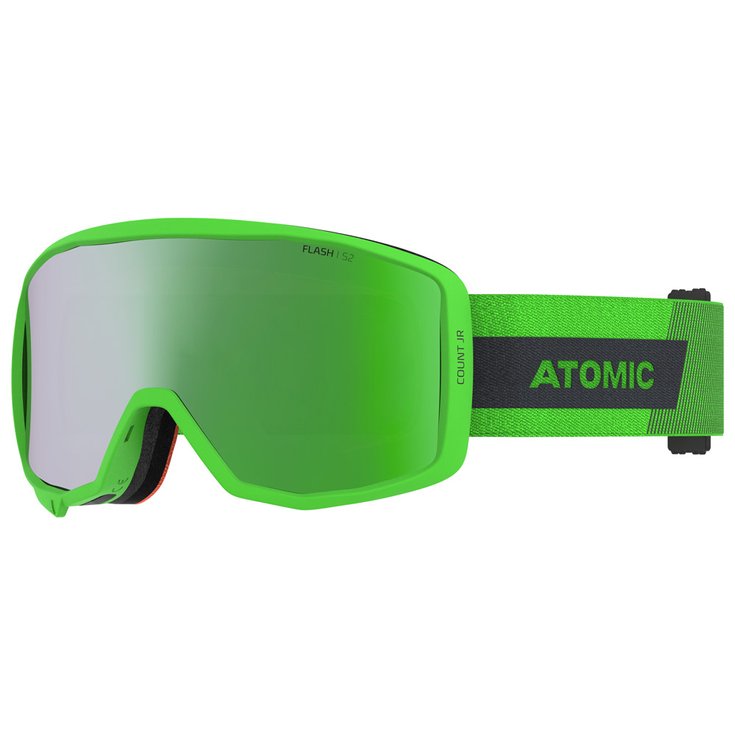 Atomic Goggles Count Junior Cylindrical Green Green Flash Overview