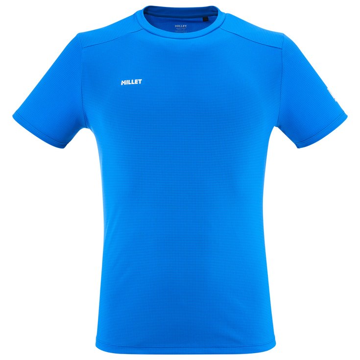 Millet Camiseta de trekking Fusion Short sleeve Icon Blue Presentación