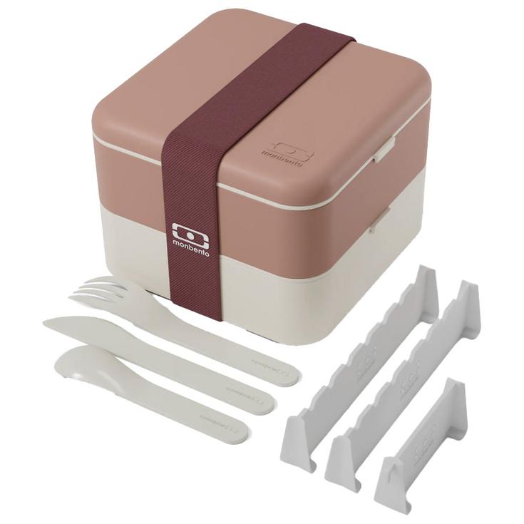 monbento Lunch box Flex 1L Pink Moka Overview