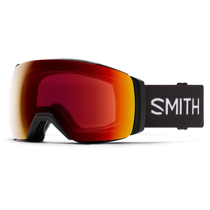 Smith Masque de Ski I/O Mag XL Black Chromapop Sun Red Mirror + Chromapop Storm Yellow Flash Presentación