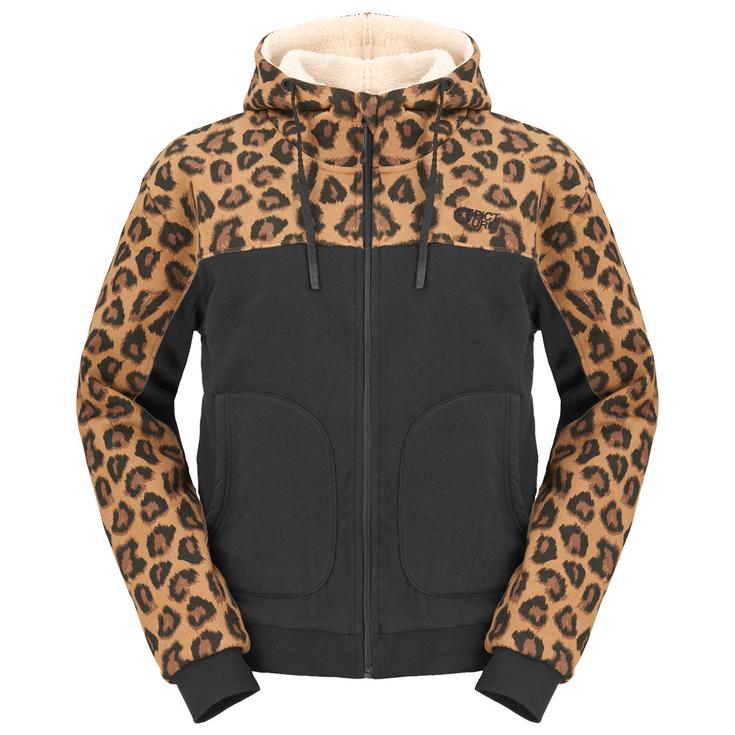 Picture Sweaters Basement Plush Zip Black Voorstelling