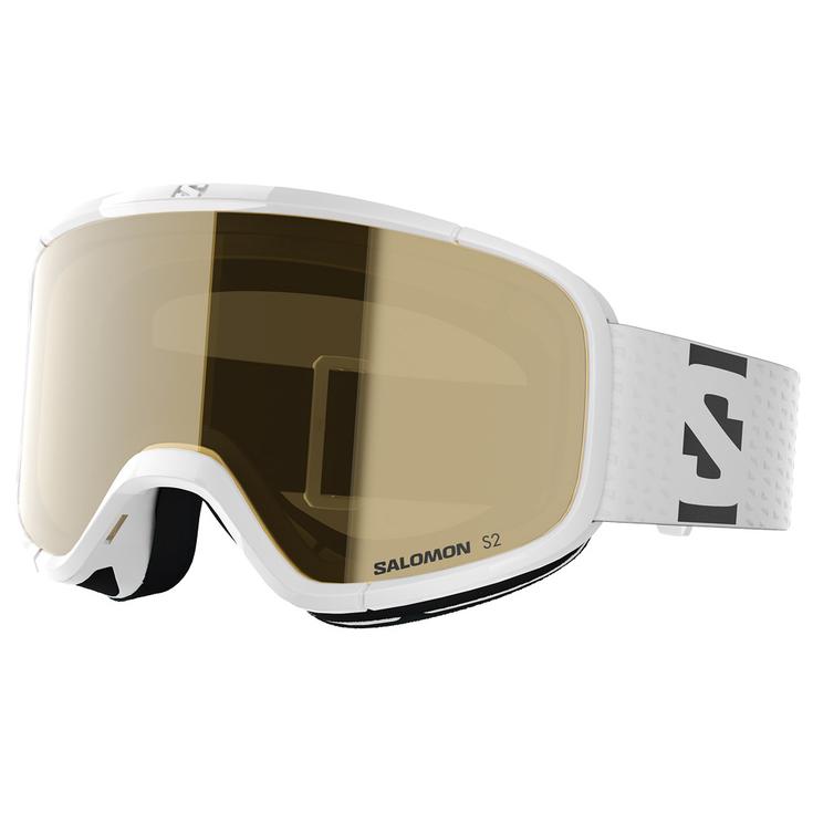 Salomon Skibrille Aksium 2.0 White Flash Gold Präsentation