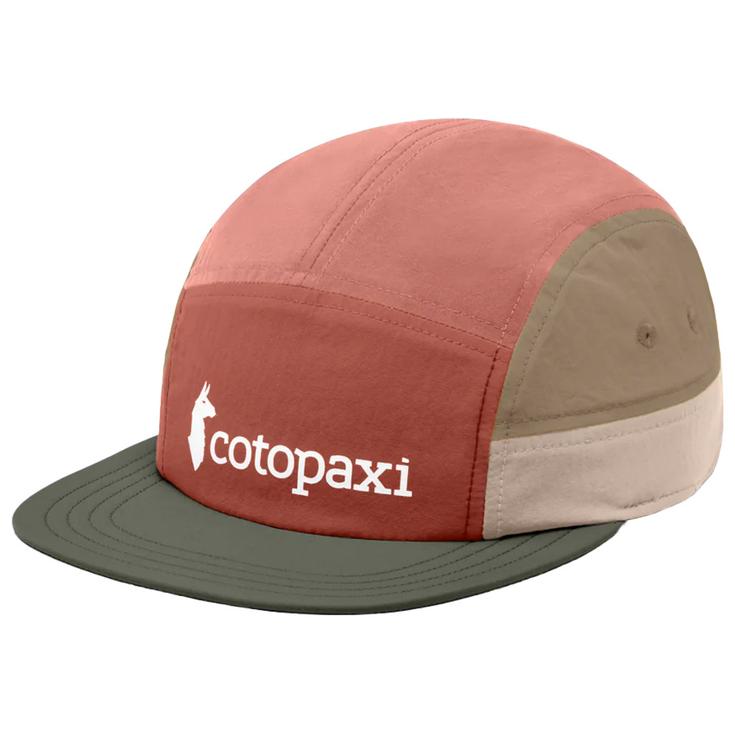 Cotopaxi Cap Cotopaxi Tech 5-Panel Hat Faded Brick Fatigue Overview