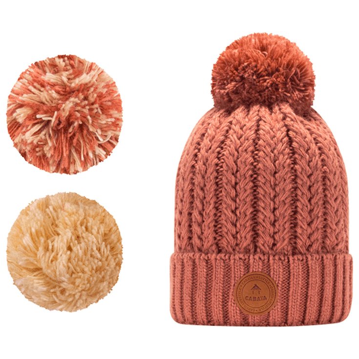 Cabaia Gorro Moscow Mule Beanie Old Pink Presentación