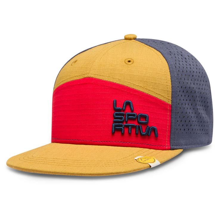 La Sportiva Gorra Traverse Trucker Savana Mountain Red Presentación