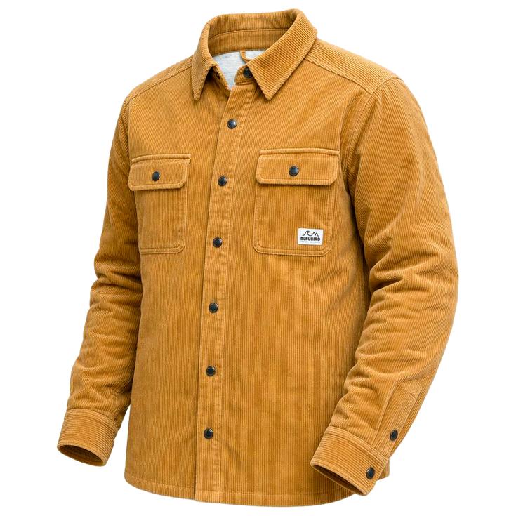 Bleubird Blouson Street Rambler Overshirt Mustard Présentation