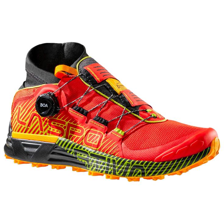 La Sportiva Trailschoenen Cyklon Sunset Lime Punch Voorstelling