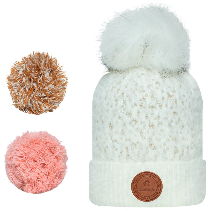 Cabaia Gorro Angel Face Beanie White Lurex Presentación