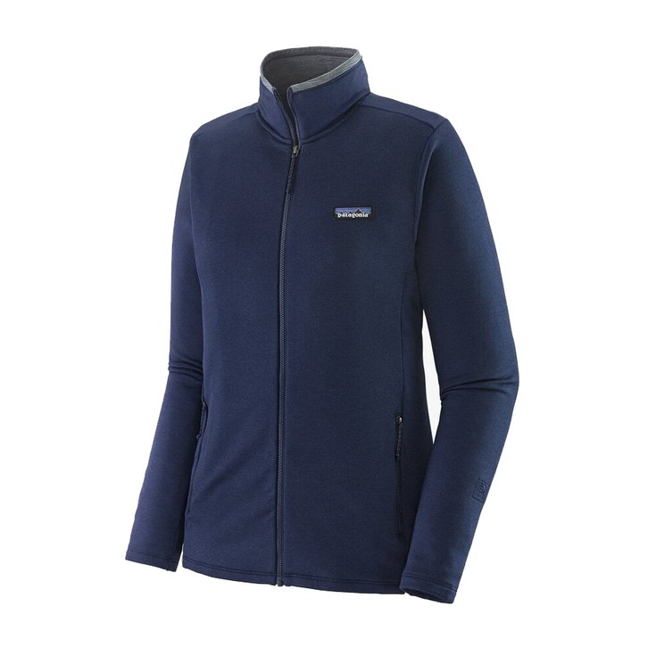 Patagonia Fleece Women's R1® Daily Jacket - Classic Navy / X-Dye Side