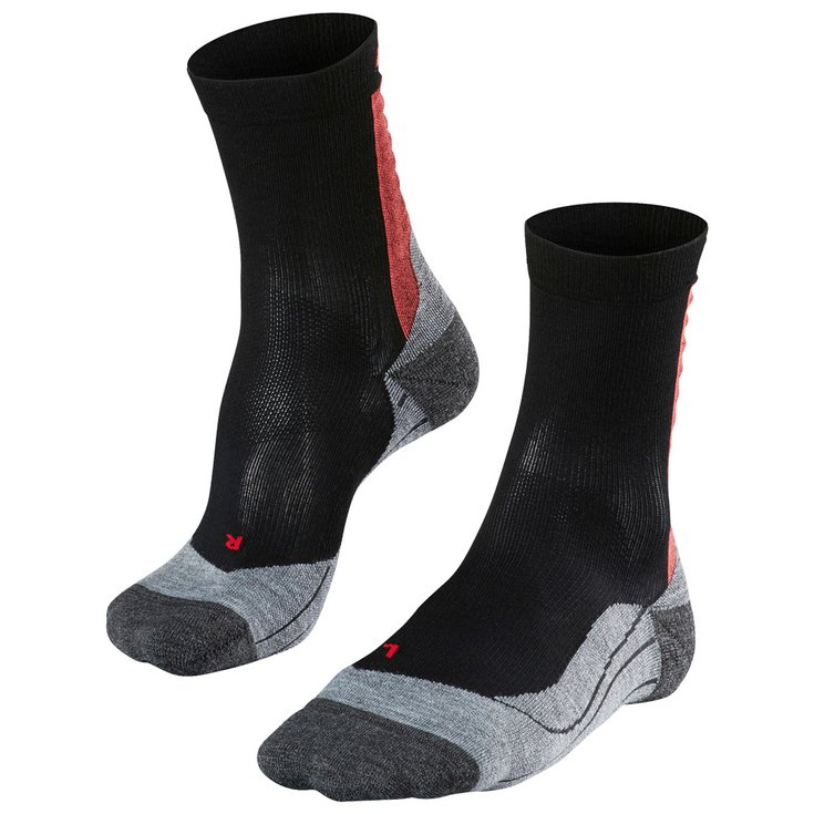 Falke Langlauf Socken Achillesw Black Präsentation