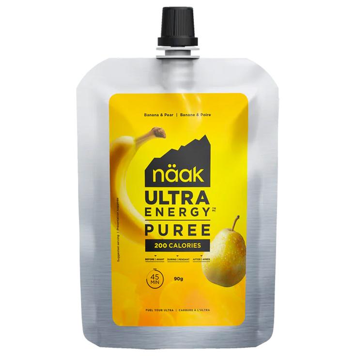 Naak Puree Ultra Energy Puree 95 g. Banane Poire Voorstelling