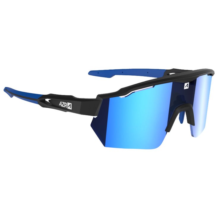 AZR Sonnenbrille Race Rx Noire Mate / Ecran Hyd Rophobe Bleu Multicouche Präsentation