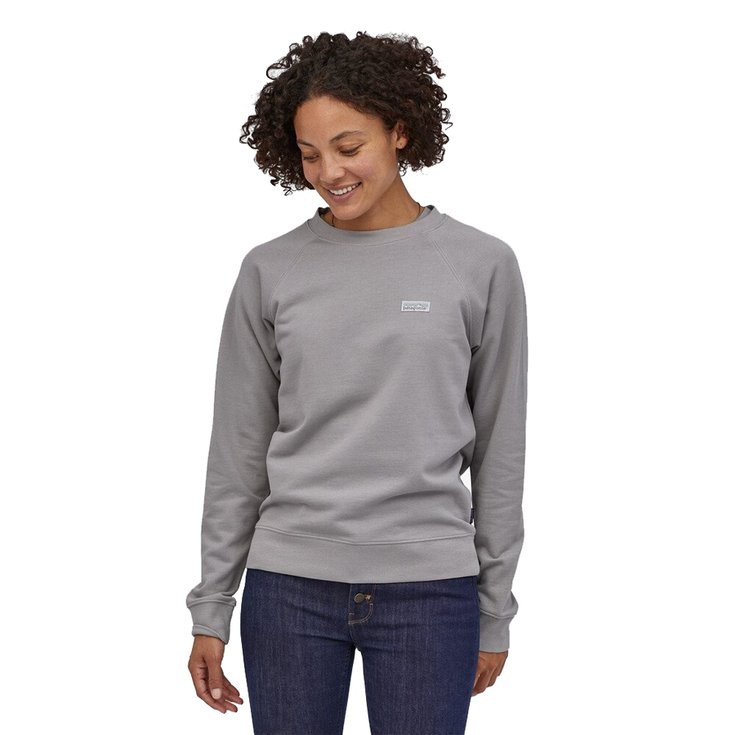 Patagonia Sweatshirt Pastel P-6 Label Organic Cotton Crew Side