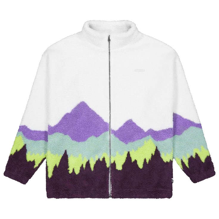 Picture Fleece Nyss Zip Fleece Purple Mountains Präsentation
