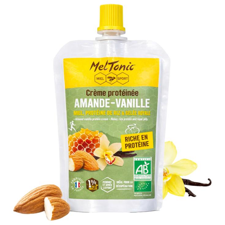 Meltonic Gel Energétique Crème Protéinée Bio Amande Vanille Présentation