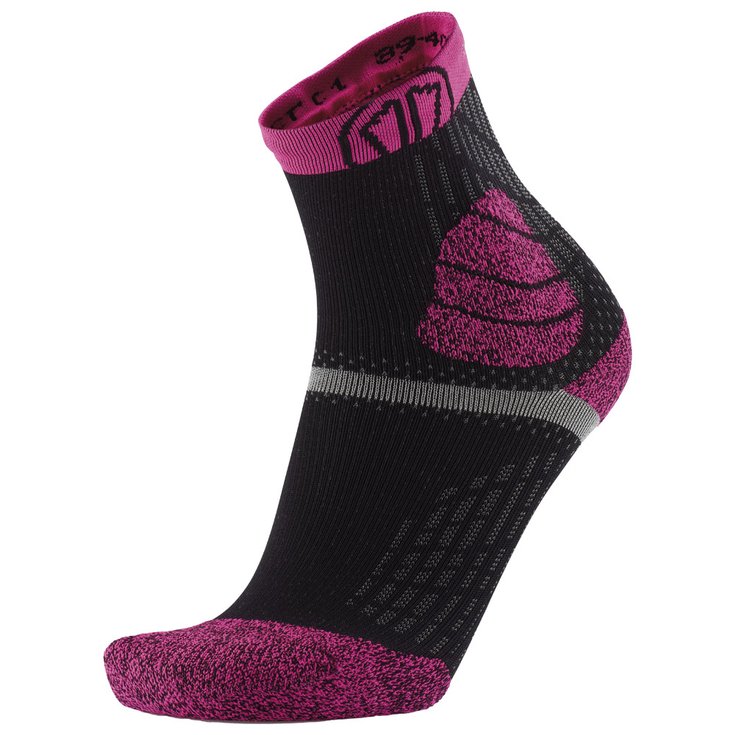 Sidas Socken Trail Protect Black Pink Präsentation