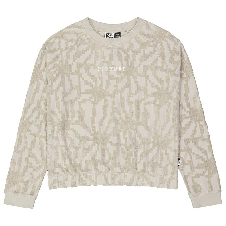 Picture Sweatshirt Clady Crew Pure Cashemere Embossed Präsentation