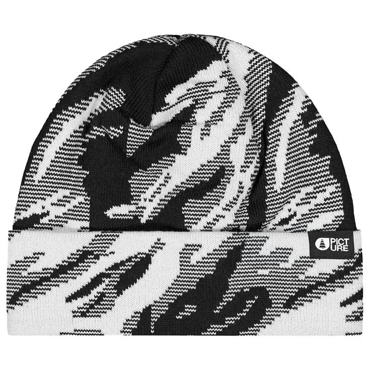Picture Ribbo Beanie Kid Black 