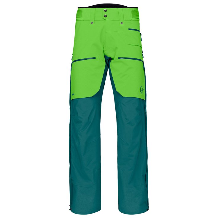 Norrona Pantalon Ski Lofoten Gore-Tex Pro Pants M's Classic Green Everglade Présentation