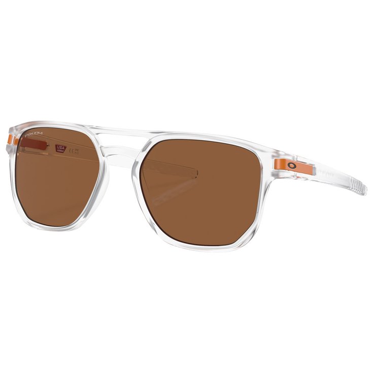 Oakley Sunglasses Latch Beta Matte Clear Prizm Bronze Overview