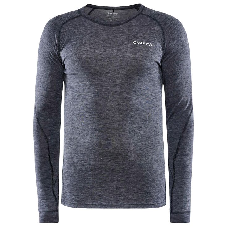 Craft Ropa interior técnica Core Wool Merino Ls Tee Blaze Melange Presentación