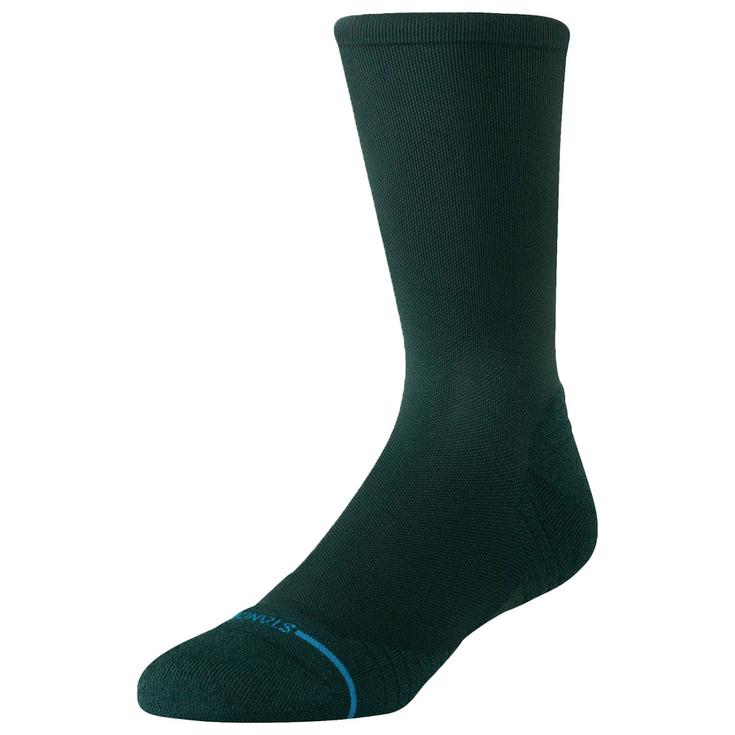Stance Socks Perf Run Crew Light Cushion Sock Pine Overview