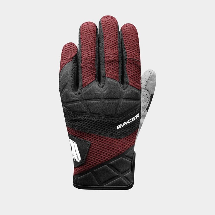 Racer MTB Gloves Air Race 2 Black Burgundy Side