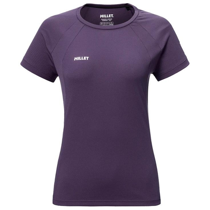 Millet Tee-shirt de rando Fusion Ts Ss W Purple Velvet Présentation
