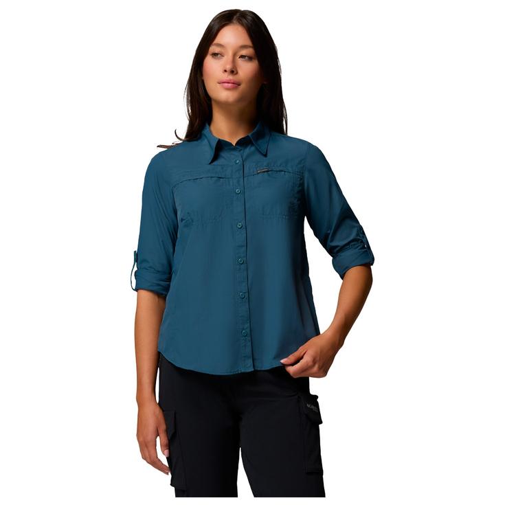 Columbia Camicia da trekking Silver Ridge 3.0 Longsleeve Shirt W Everblue Presentazione