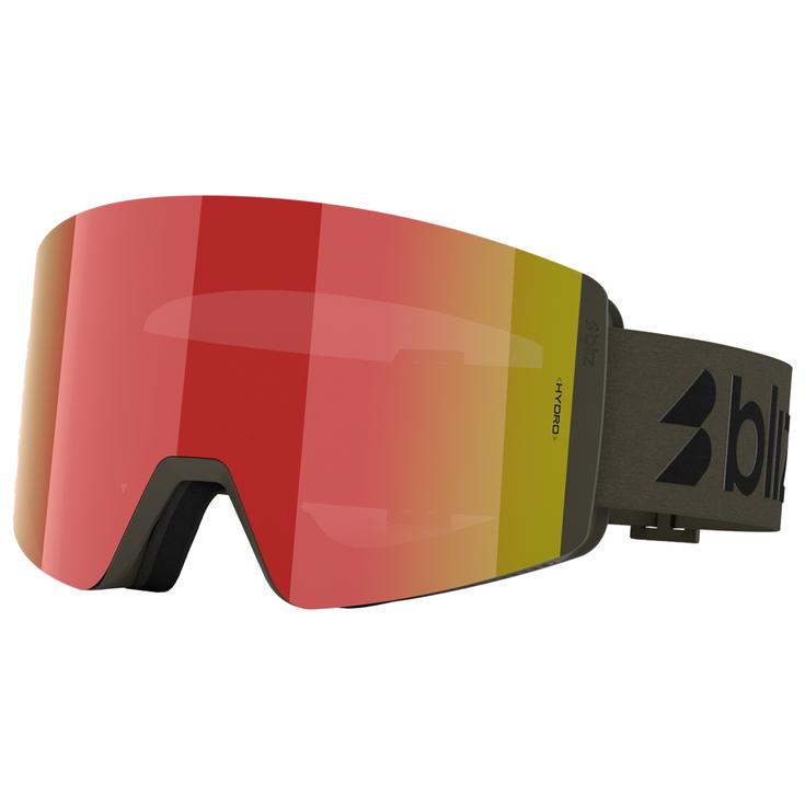 Bliz Masque de Ski G003 Matte Camp Green Brown Red Multi Présentation